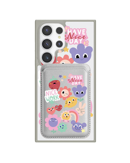 Android Magnetic Wallet Case - Garden Party