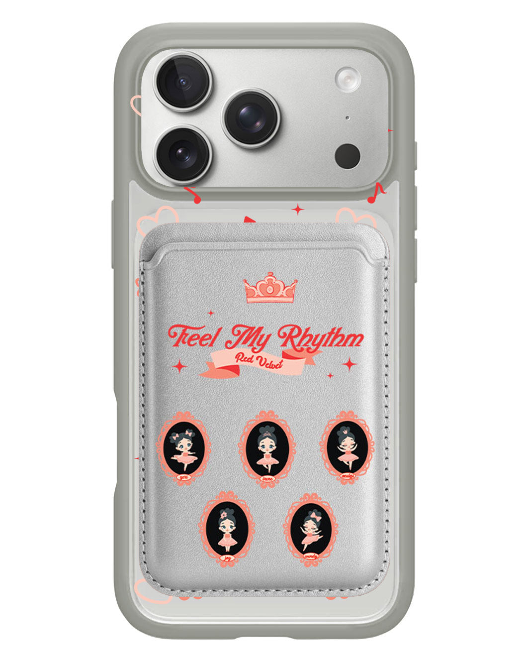 iPhone Magnetic Wallet Case - Red Velvet Feel My Rhythm