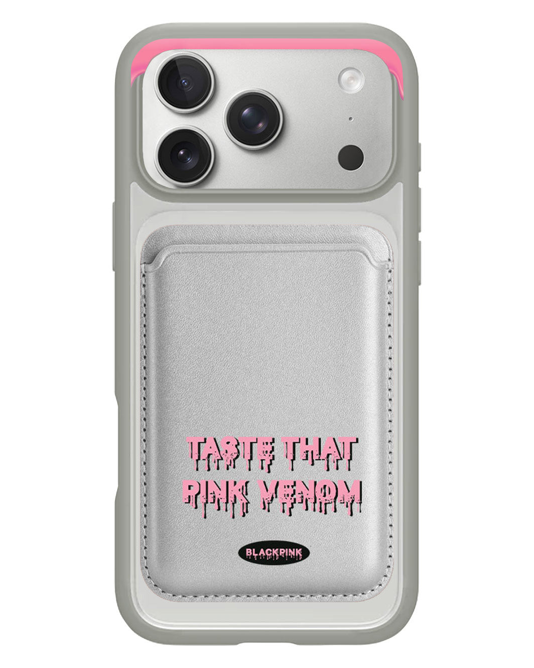 iPhone Magnetic Wallet Case - Pink Venom
