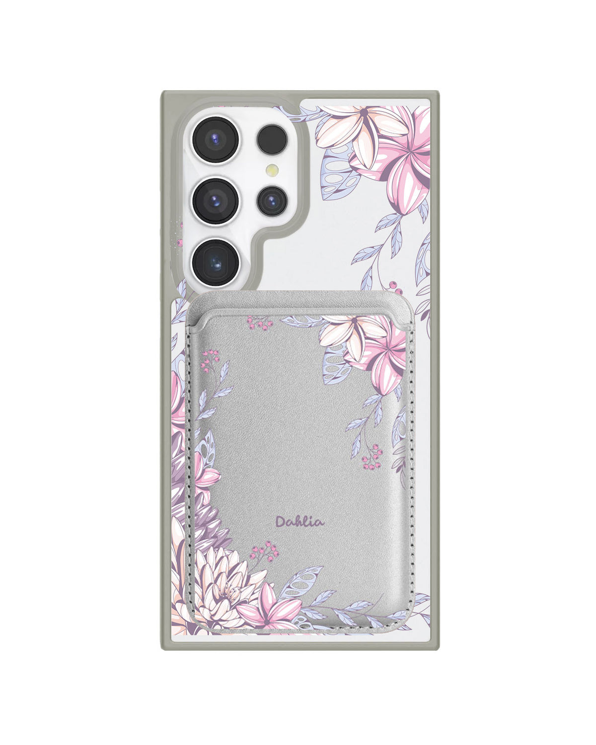 Android Magnetic Wallet Case - Dahlia