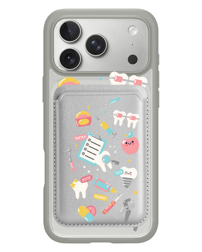 iPhone Magnetic Wallet Case - Dentist