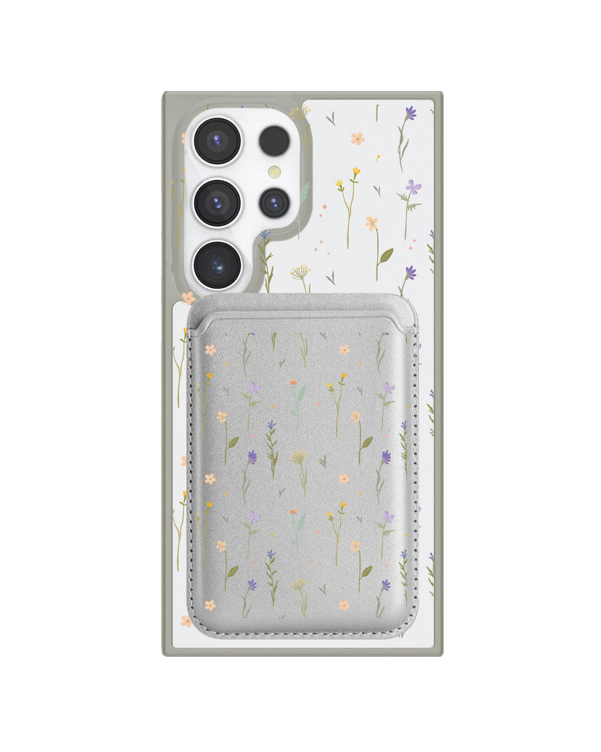 Android Magnetic Wallet Case - Botanical Garden 2.0