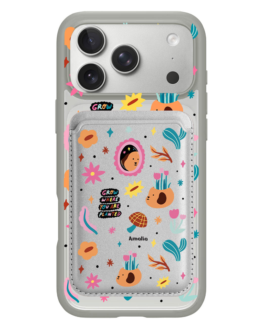 iPhone Magnetic Wallet Case - Grow And Bloom
