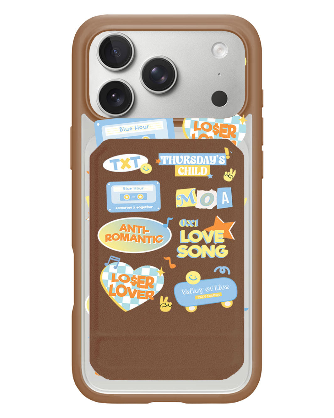 iPhone Magnetic Multifold Wallet - TXT Sticker
