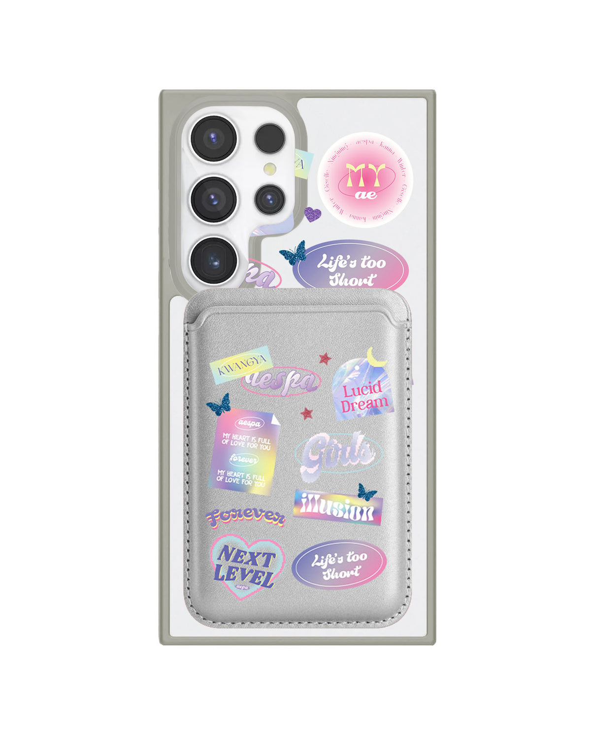 Android Magnetic Wallet Case - Aespa Girls Pack