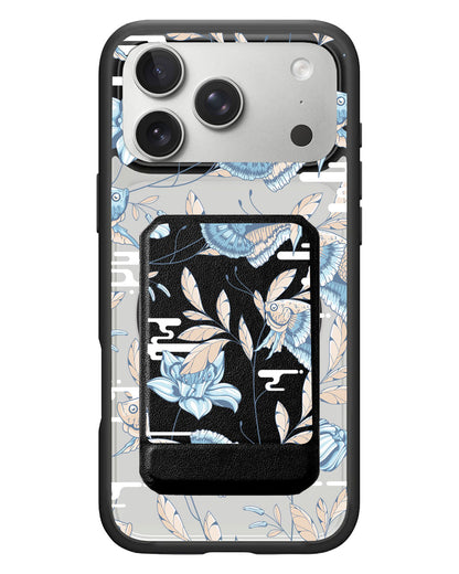 iPhone Magnetic Multifold Wallet - Fish & Floral 4.0