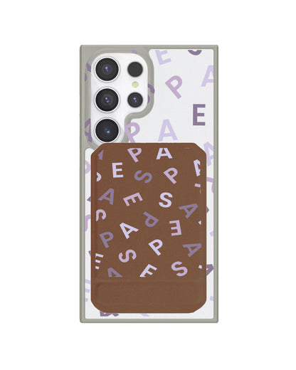 Android Magnetic Multifold Wallet - Aespa Monogram