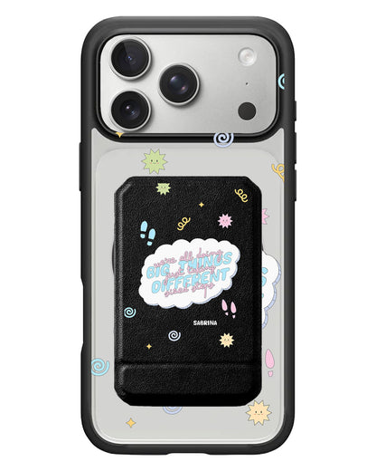 iPhone Magnetic Multifold Wallet - Different steps