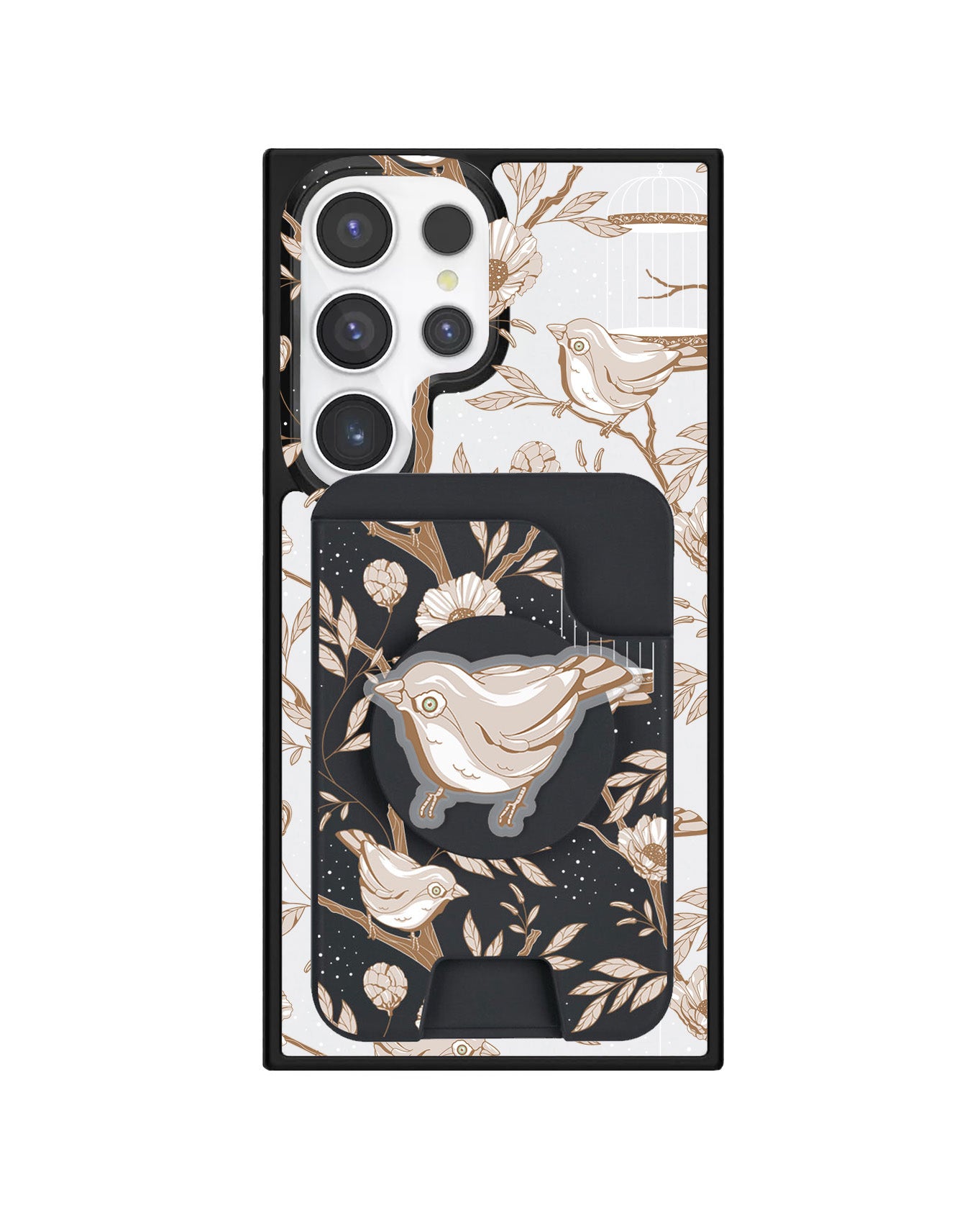 Android Magpop Wallet - Lovebird Monochrome 3.0