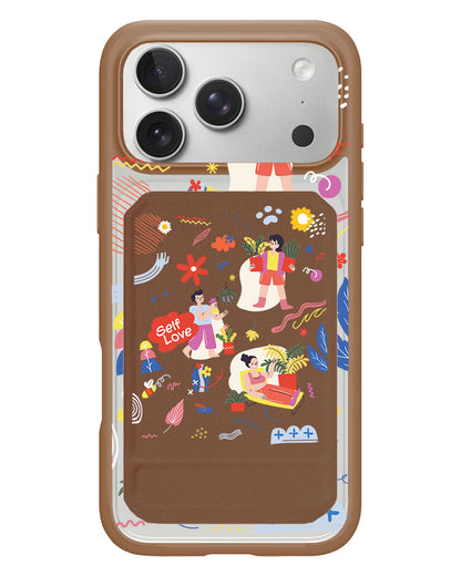 iPhone Magnetic Multifold Wallet - Self Love Sticker Pack 1.0