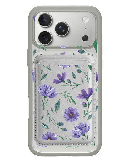 iPhone Magnetic Wallet Case - February Violet