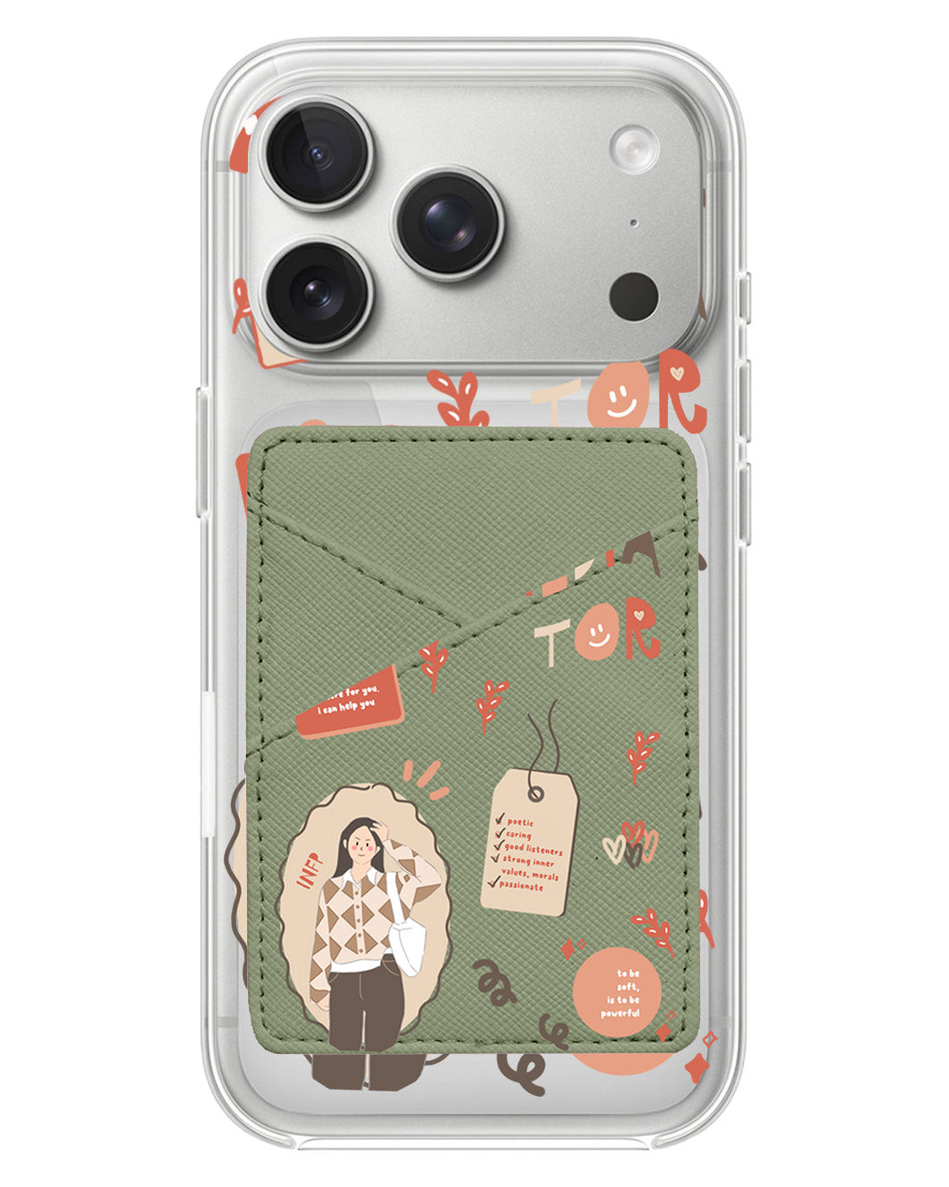 iPhone Phone Wallet Case - Infp