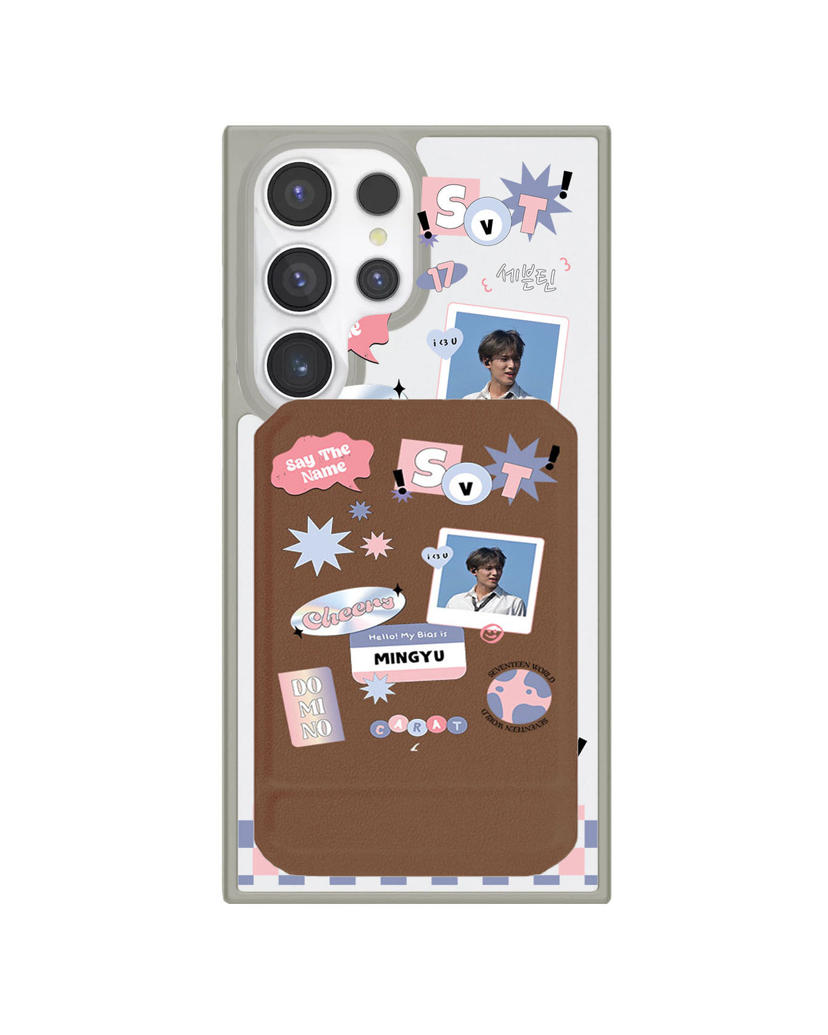 Android Magnetic Multifold Wallet - Seventeen World