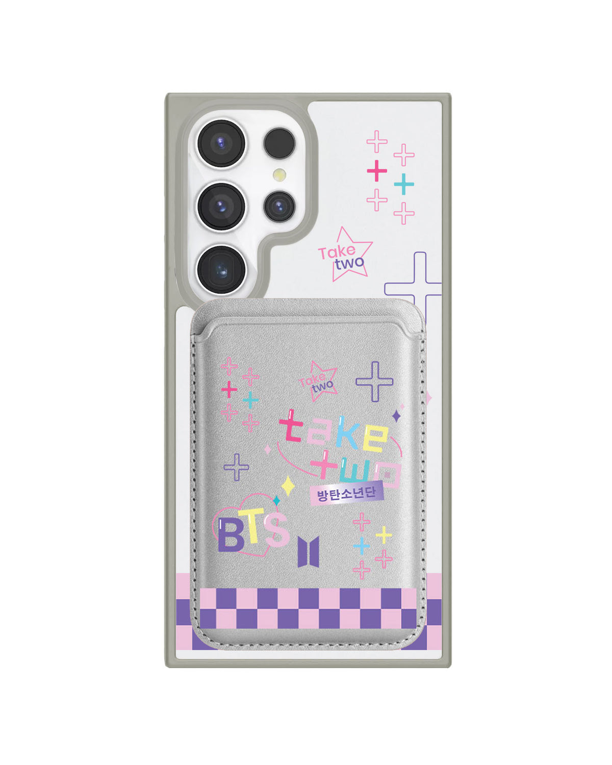 Android Magnetic Wallet Case - BTS Take Two