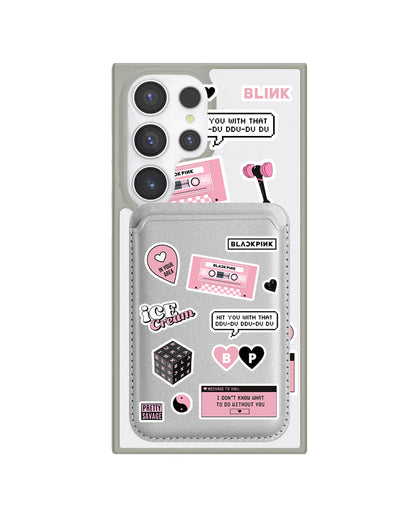 Android Magnetic Wallet Case - Blackpink Sticker Pack