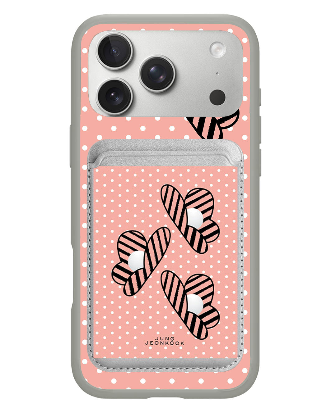 iPhone Magnetic Wallet Case - Pink Honey