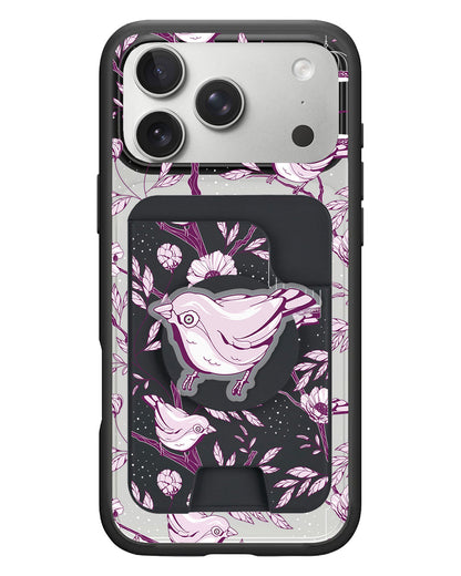 iPhone Magpop Wallet - Lovebird Monochrome 5.0