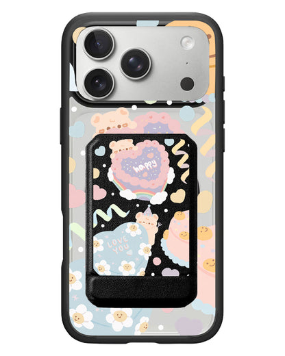 iPhone Magnetic Multifold Wallet - Cake Party