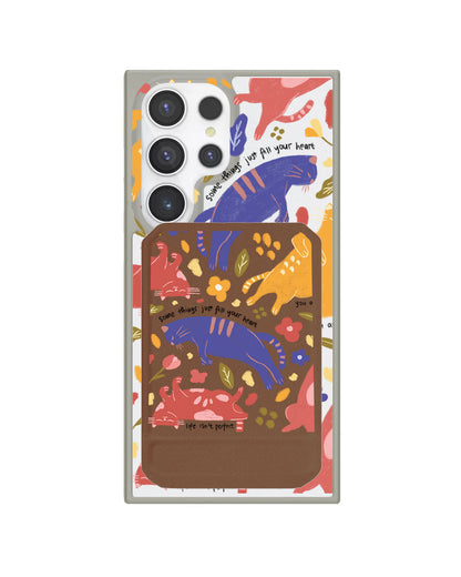 Android Magnetic Multifold Wallet - Pet Lovers