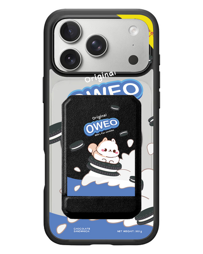 iPhone Magnetic Multifold Wallet - Oweo Dog
