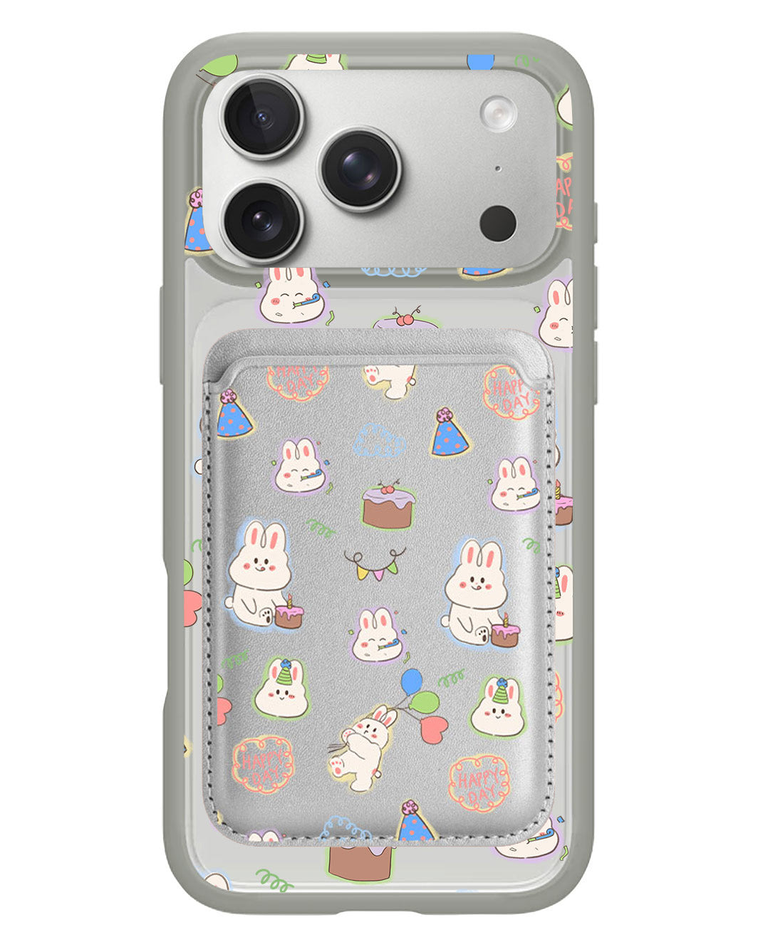 iPhone Magnetic Wallet Case - Fun Party