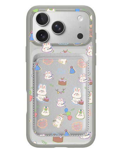 iPhone Magnetic Wallet Case - Fun Party