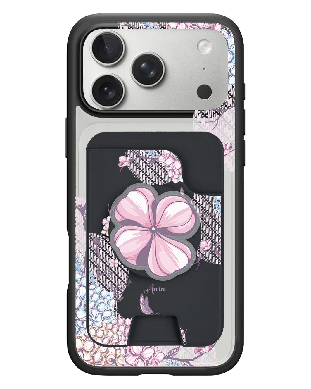 iPhone Magpop Wallet - Batik Floral