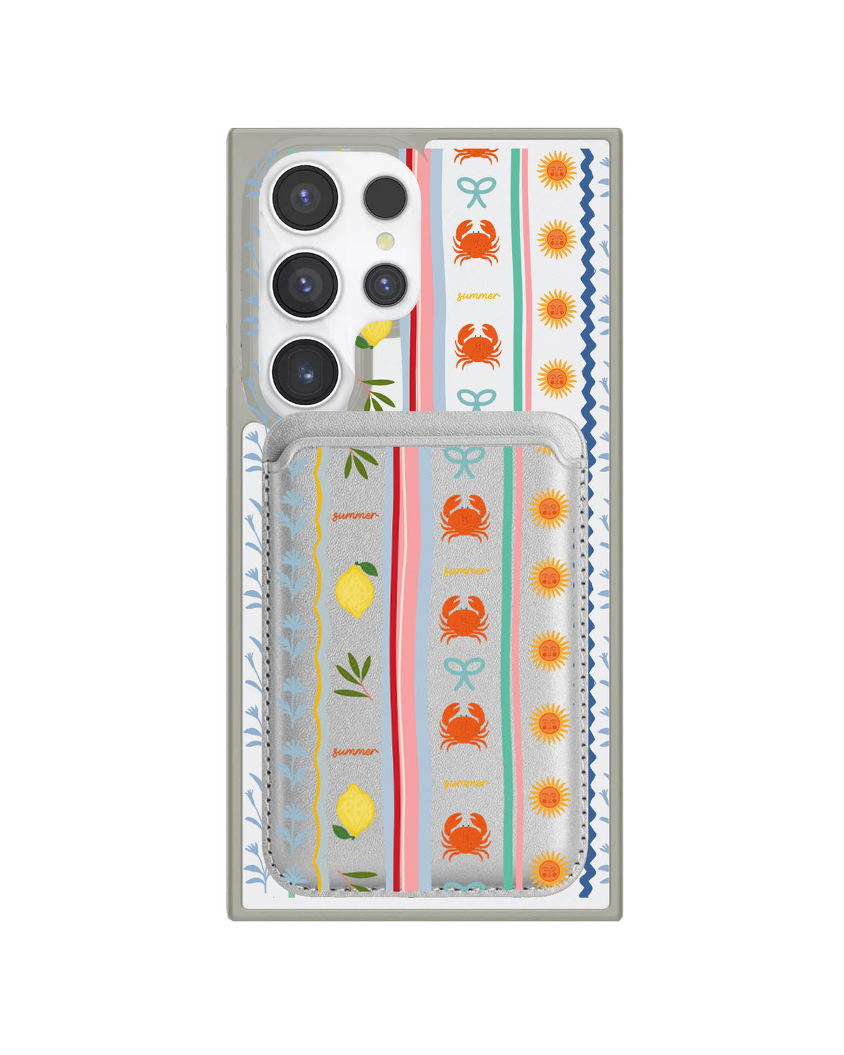 Android Magnetic Wallet Case - Seaside Opulence 2.0