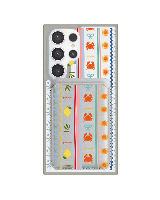 Android Magnetic Wallet Case - Seaside Opulence 2.0