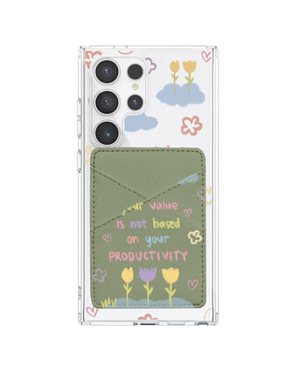 Android Phone Wallet Case - Positive Energy