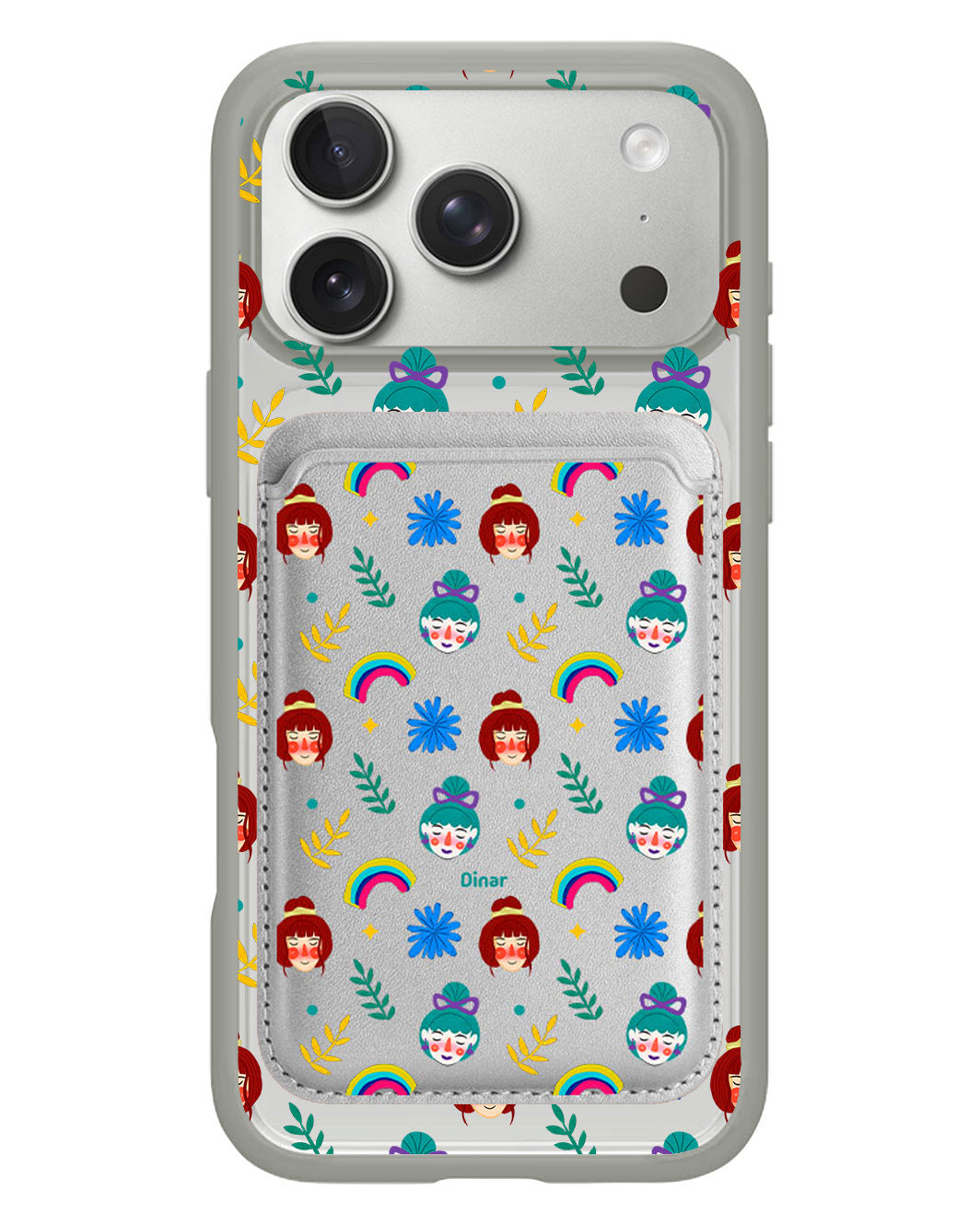 iPhone Magnetic Wallet Case - Unconditional Girl