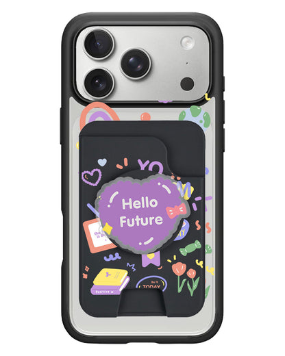 iPhone Magpop Wallet - Hello Future