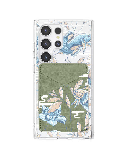 Android Phone Wallet Case - Fish & Floral 4.0
