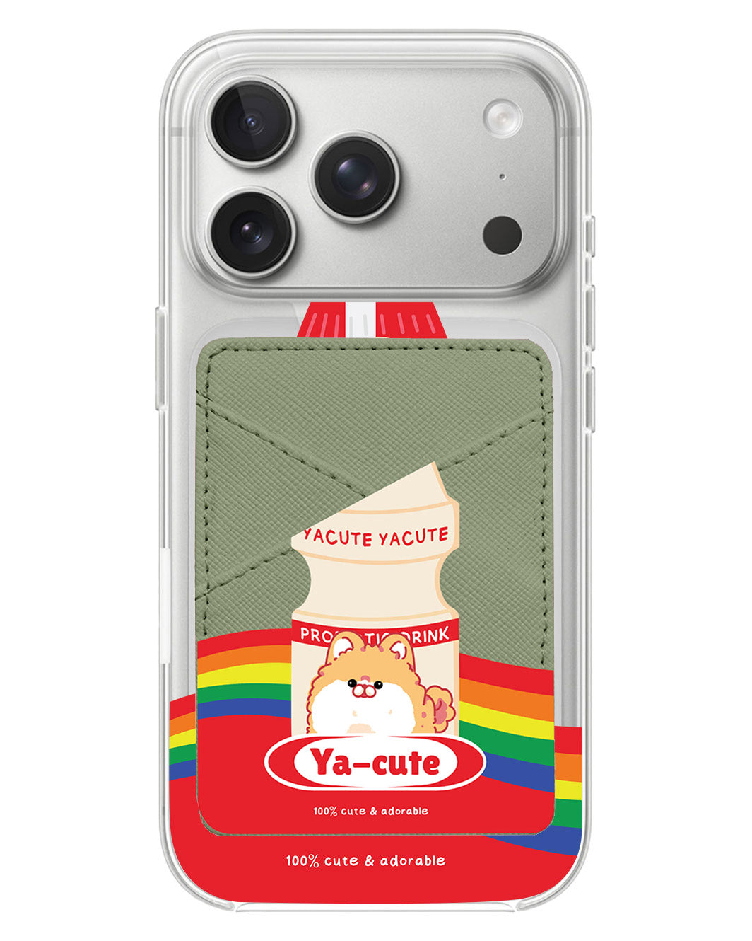 iPhone Phone Wallet Case - Yacute Dog