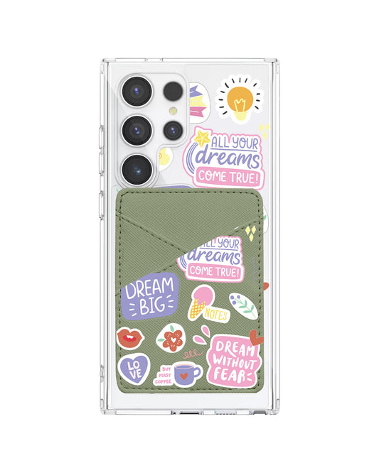 Android Phone Wallet Case - Dream Sticker Pack