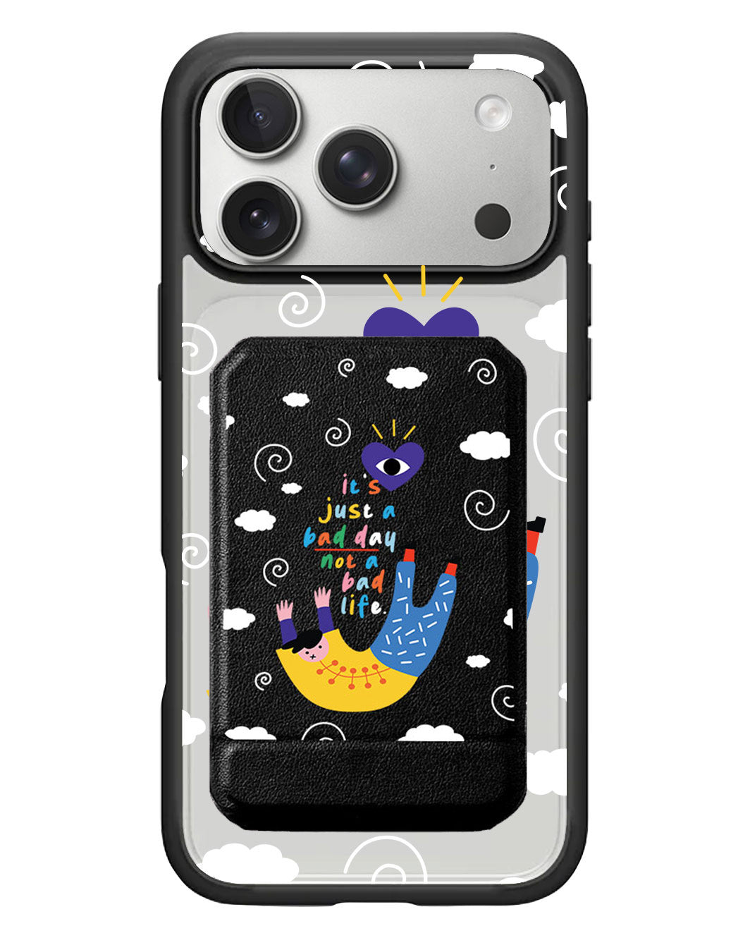 iPhone Magnetic Multifold Wallet - Bad Day
