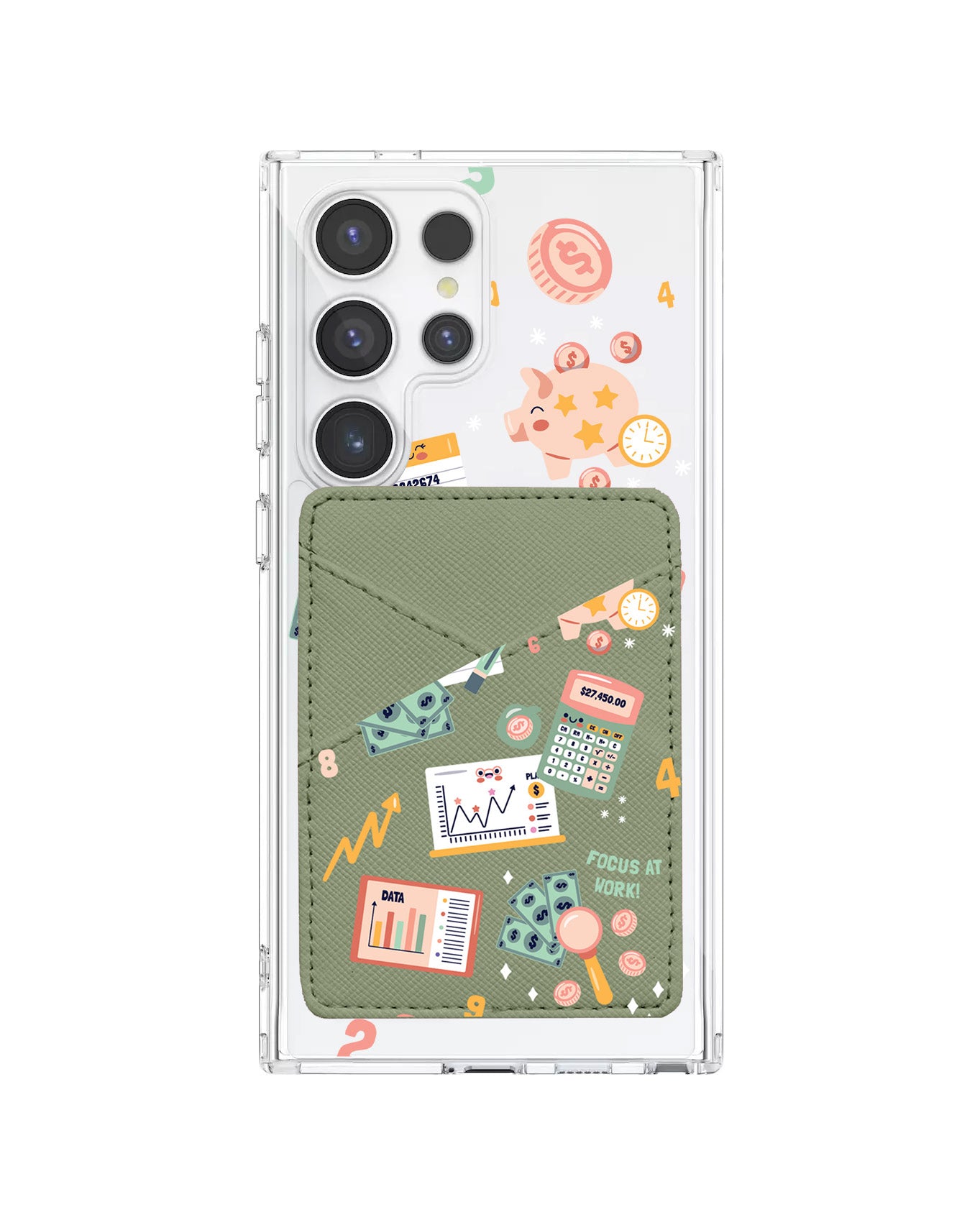 Android Phone Wallet Case - Finance