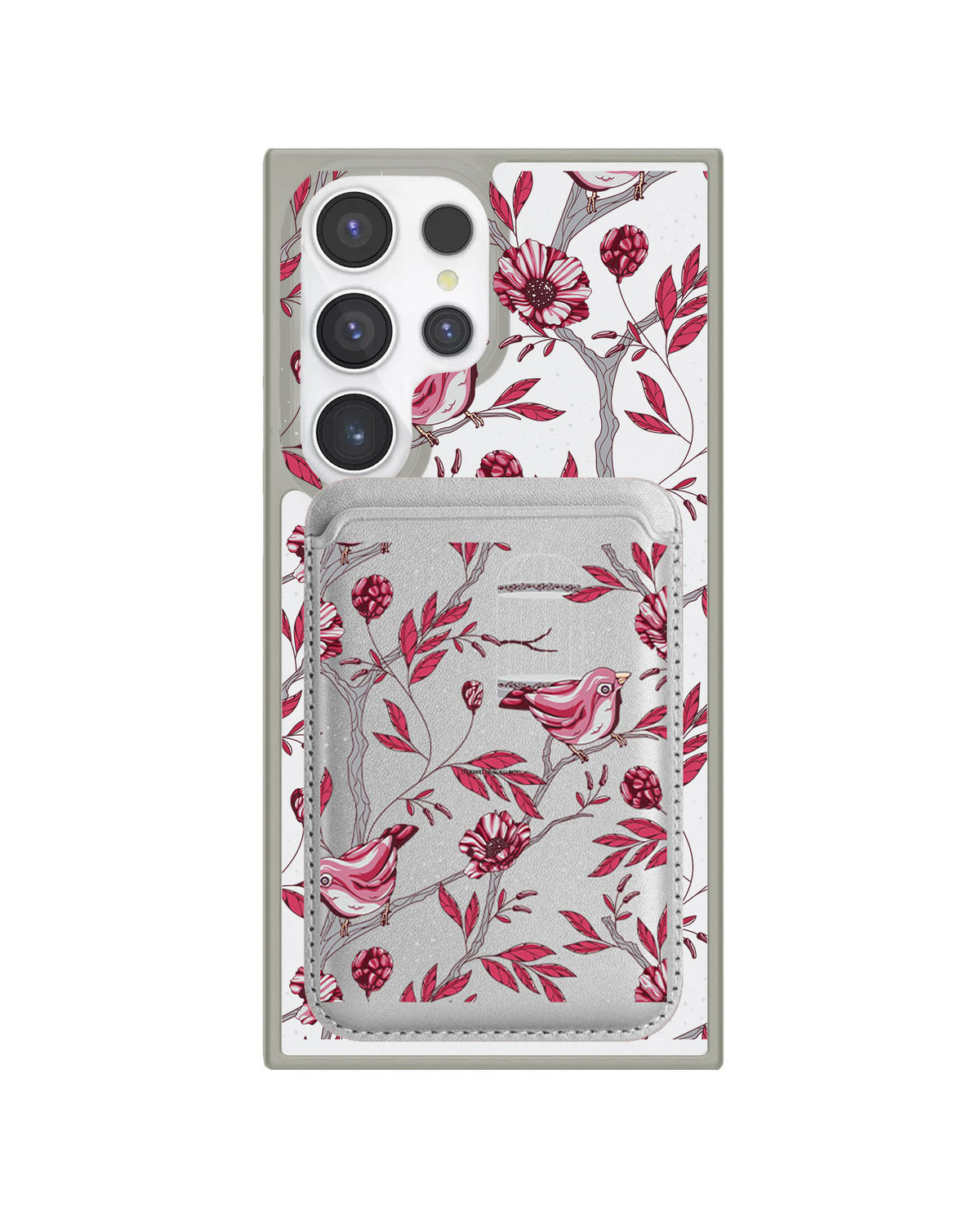 Android Magnetic Wallet Case - Lovebird 11.0