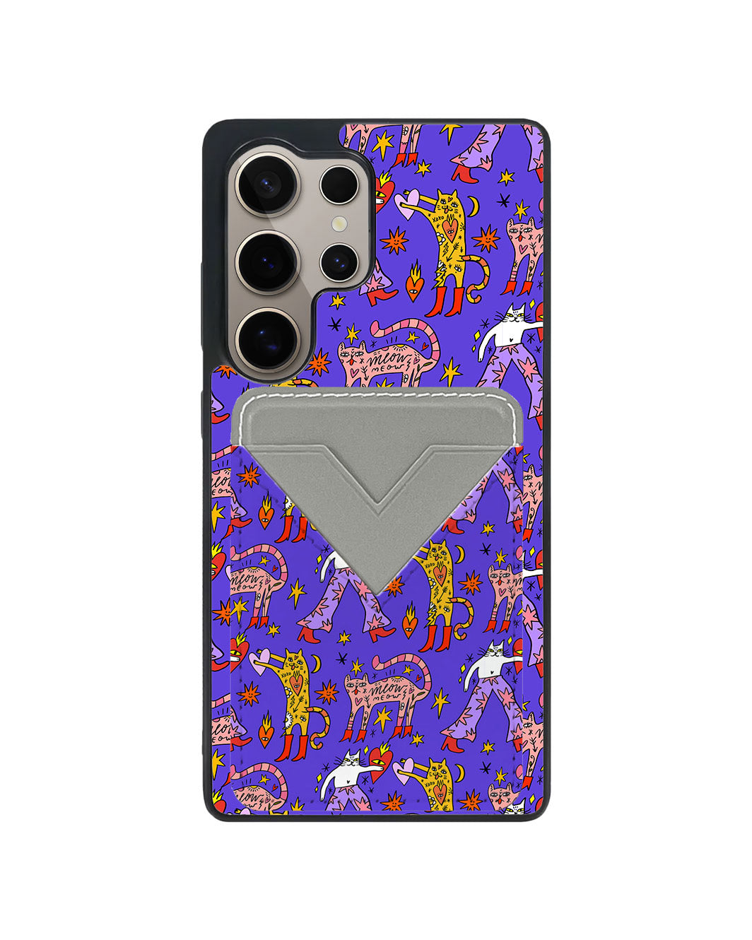 Android Avant Wallet Case - Violet Meow