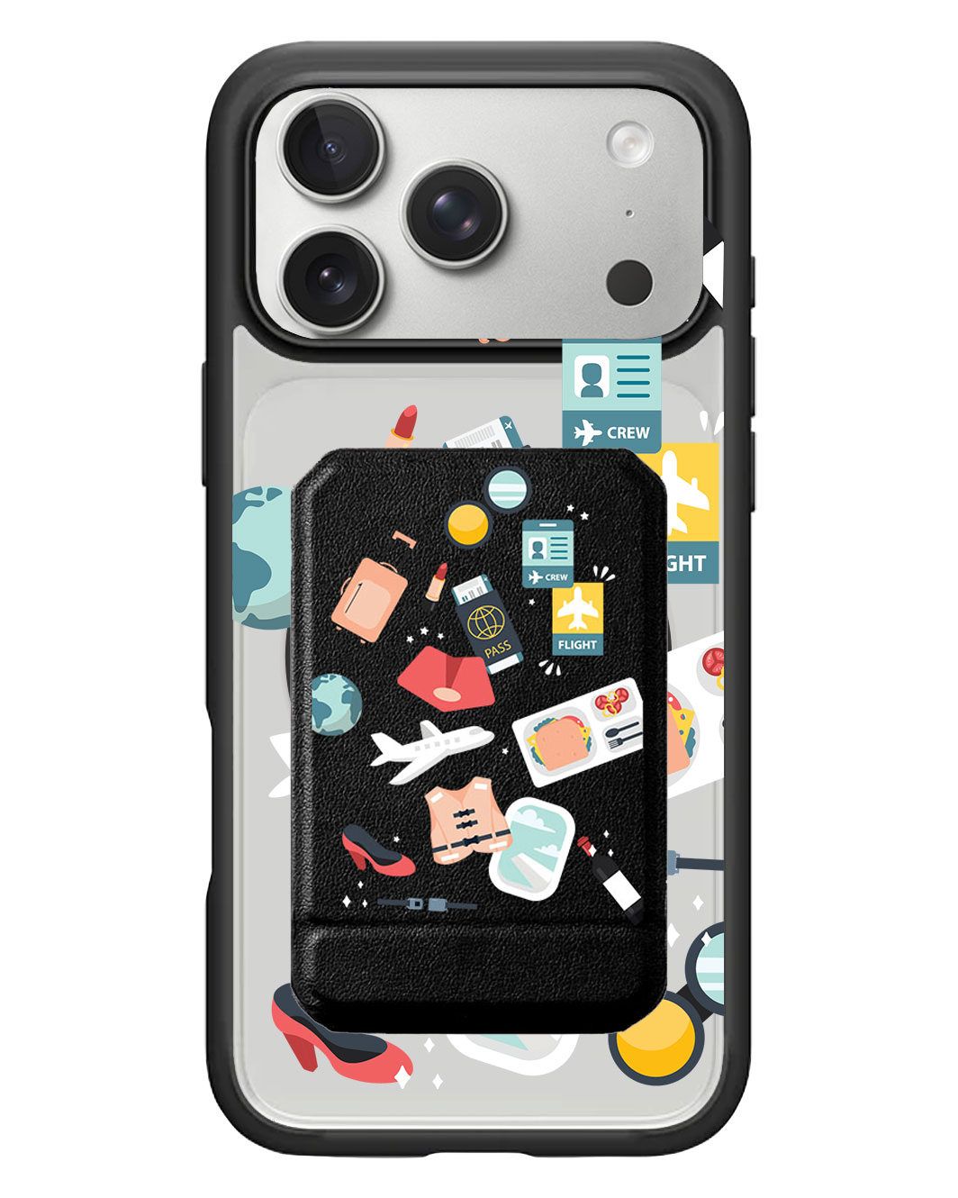 iPhone Magnetic Multifold Wallet - Stewardess