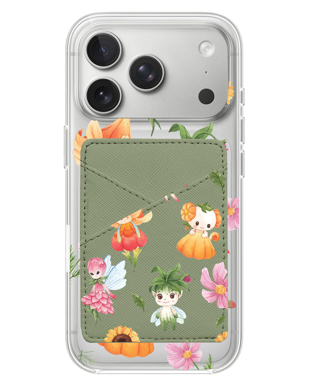 iPhone Phone Wallet Case - Magical Garden