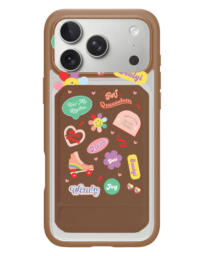 iPhone Magnetic Multifold Wallet - Red Velvet Sticker Pack