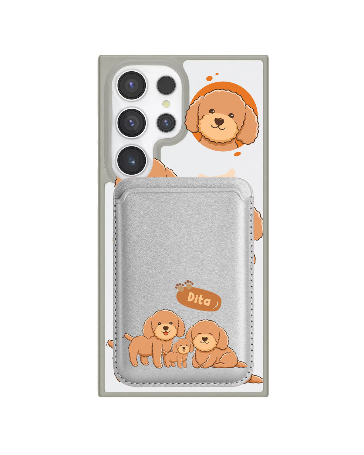 Android Magnetic Wallet Case - Poodle Squad 4.0