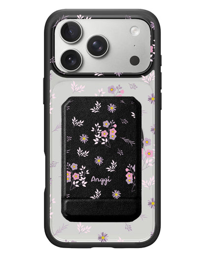 iPhone Magnetic Multifold Wallet - Cherry Blossom