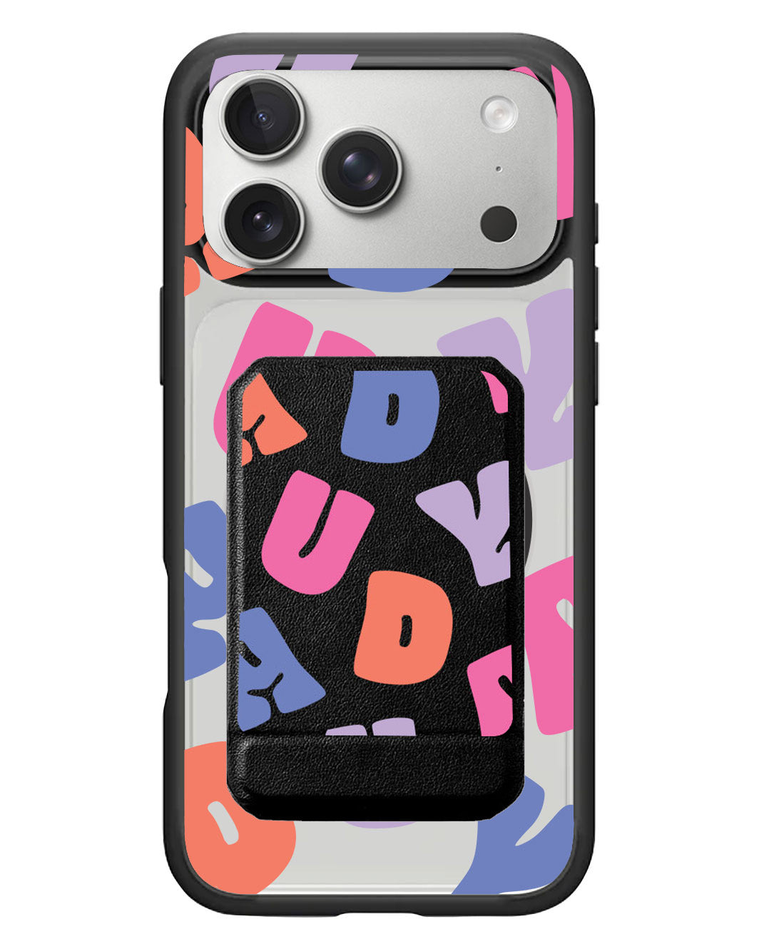 iPhone Magnetic Multifold Wallet - Chubby Monogram