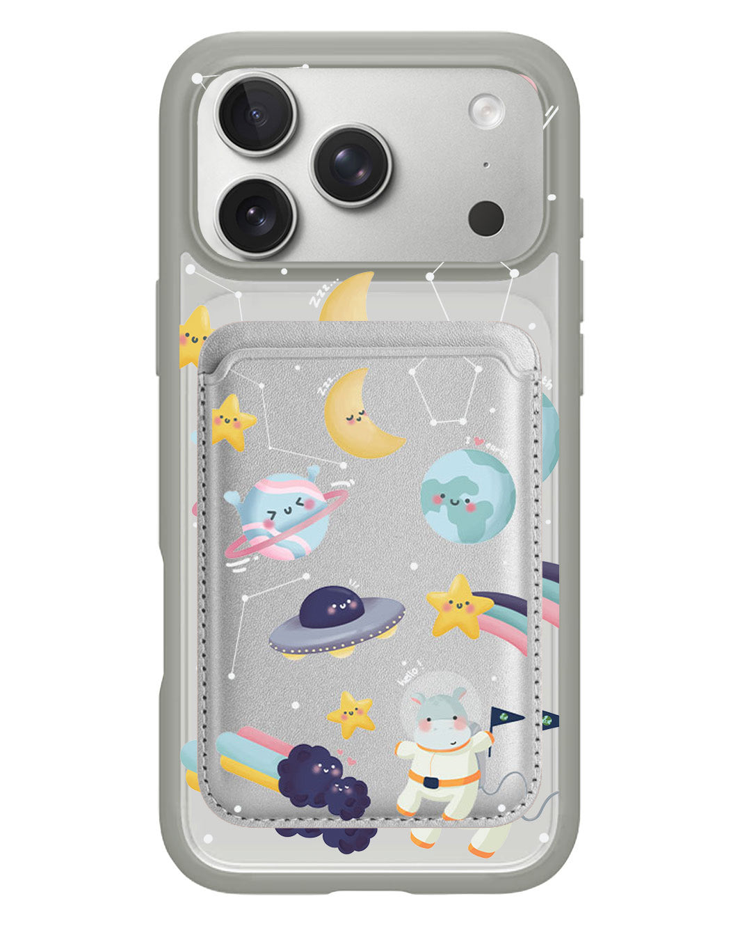 iPhone Magnetic Wallet Case - Galaxy (Artevefacts)