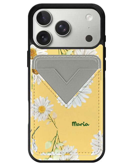 iPhone Avant Wallet Case - October Chrysanthemum