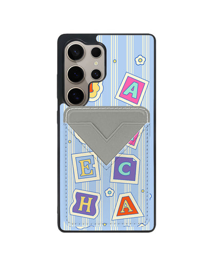 Android Avant Wallet Case - Adorable Monogram 3.0