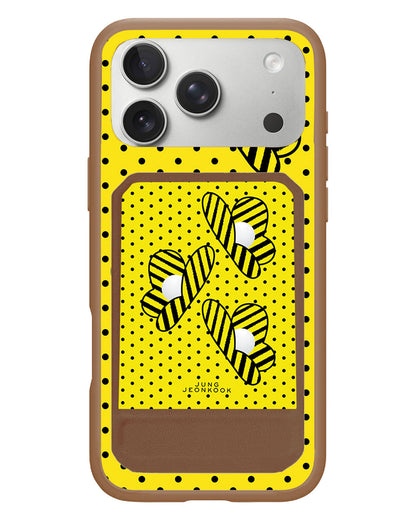 iPhone Magnetic Multifold Wallet - Honey