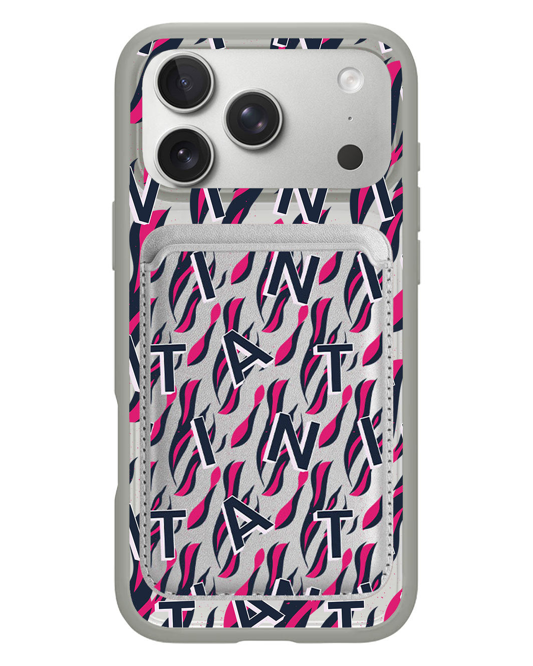 iPhone Magnetic Wallet Case - Tiger Monogram 2.0